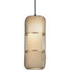 Bilbao 1 Light Brass / White / Brass Pendant Ceiling Light